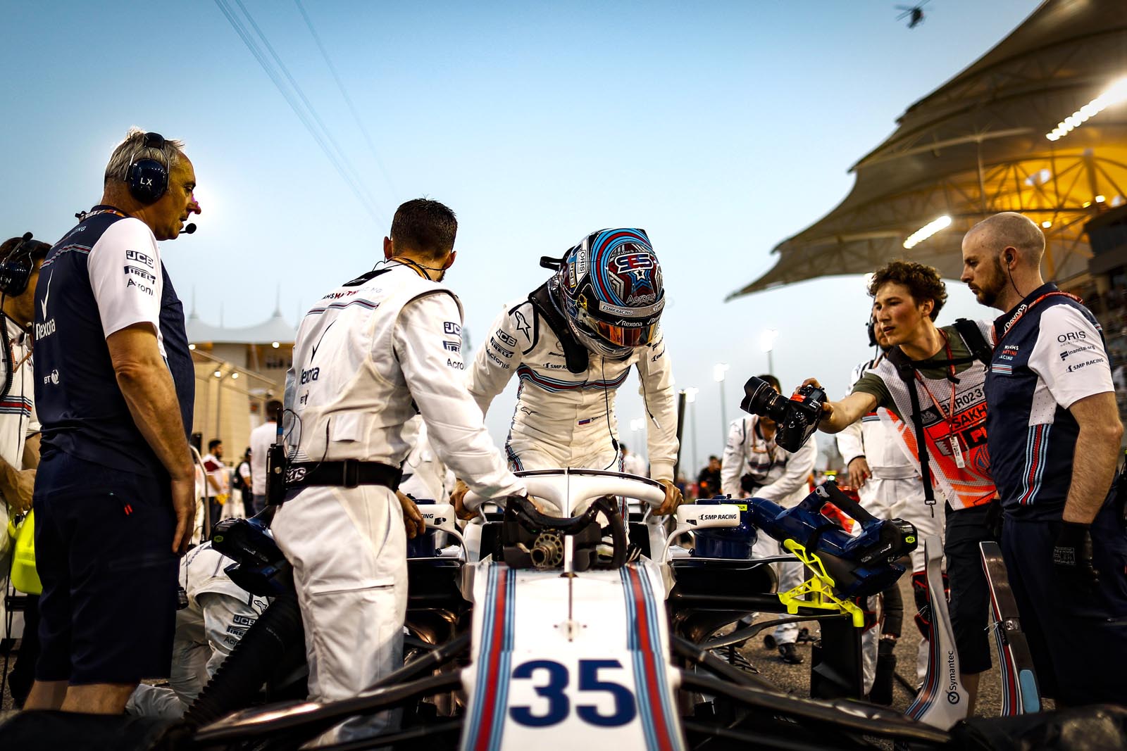 Formula 1. Bahrain. SMP Racing driver Sergey Sirotkin. Williams F1 Team
