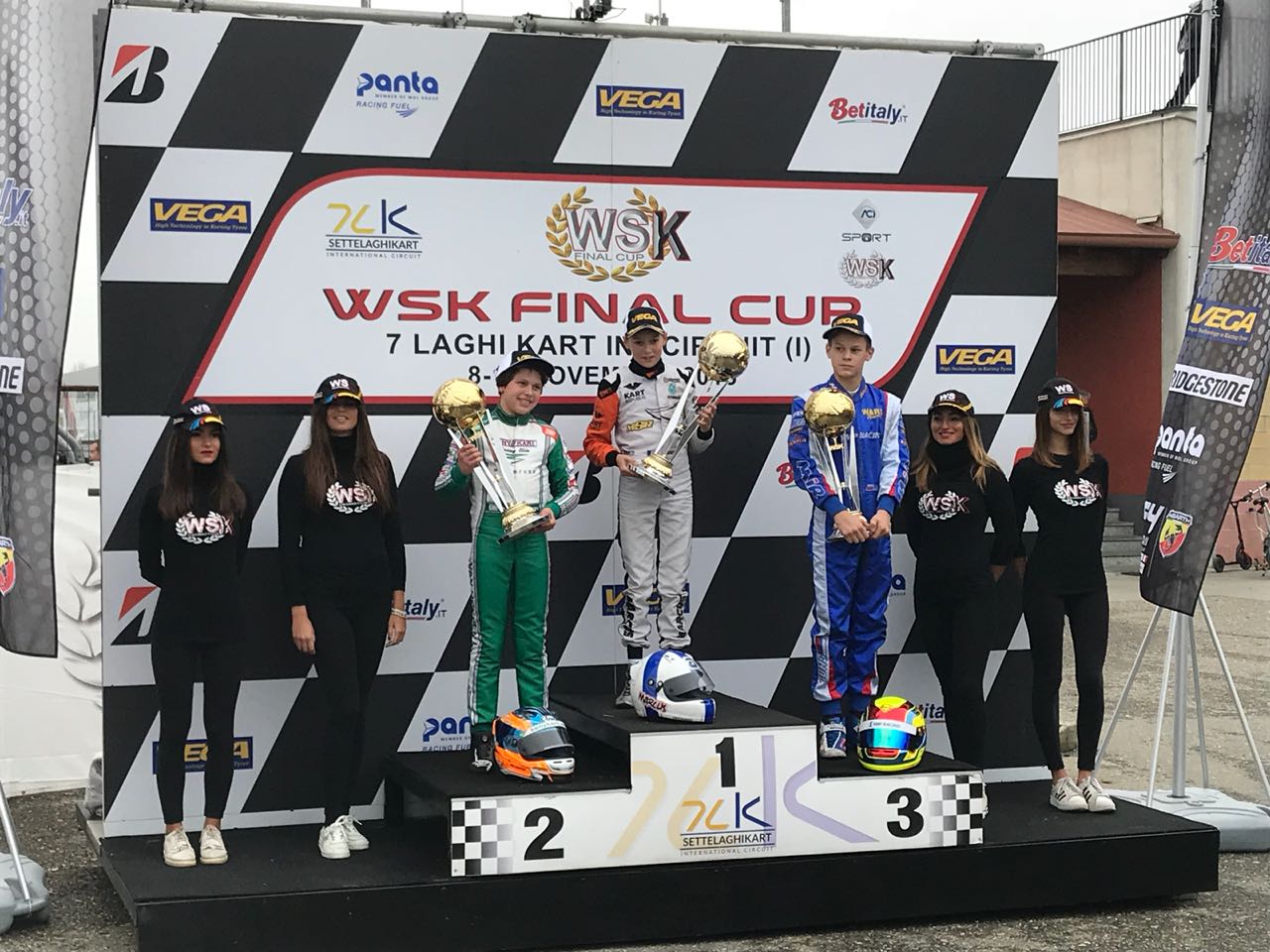 Пилот молодежной программы SMP Racing Кирилл Смаль вышел на третье место в WSK Final Cup