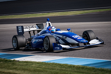Egor Orudzhev took part in Indy Lights tests