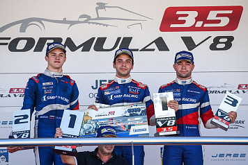 Пилоты SMP Racing заняли весь подиум субботней гонки Formula V8 3.5 в Испании