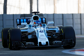 Сергей Сироткин принял участие в шинных тестах Pirelli с командой Williams Martini Racing