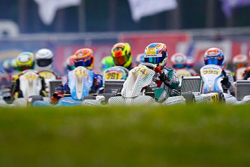 Nikita Bedrin took fourth place at the European Karting Championship in Sweden