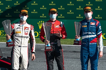 Роберт Шварцман стал третьим в дебютной гонке в Формуле 2