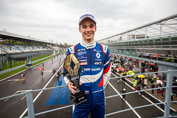 SMP Racing driver Alexander Smolyar won the second race of the Formula Renault Eurocup first round