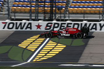 Михаил Алёшин занял шестое место в квалификации этапа IndyCar в Айове