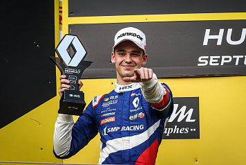 Alexander Smolyar earned the silver medal in the second Formula Renault Eurocup race in Hungary