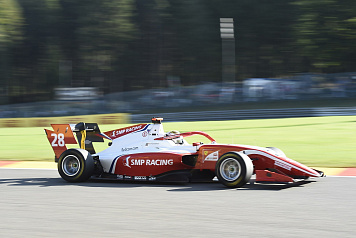 Robert Shwartzman takes third-place podium in the second FIA Formula 3 race in Belgium