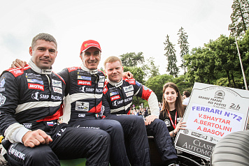 Экипаж №72 команды SMP Racing - чемпион мира FIA WEC
