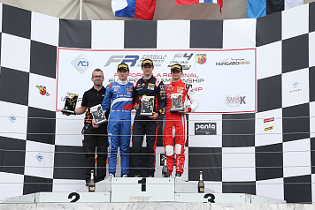 SMP Racing driver Michael Belov earned the silver medal in the Italian F4 race at Hungaroring